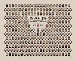 Missouri Alpha Chapter Composite Photograph, 2019-2020