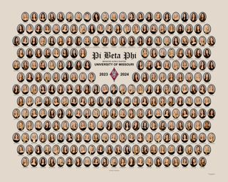 Missouri Alpha Chapter Composite Photograph, 2023-2024