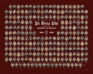 Missouri Alpha Chapter Composite Photograph, 2008-2009