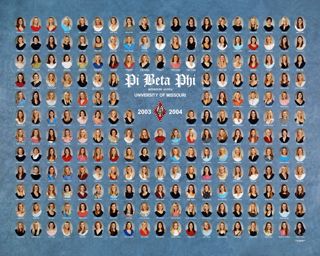 Missouri Alpha Chapter Composite Photograph, 2003-2004