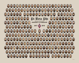 Missouri Alpha Chapter Composite Photograph, 2017-2018