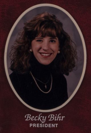 Missouri Alpha Chapter Composite Detail, Becky Bihr, 1994-1995