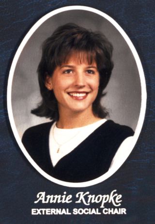 Missouri Alpha Chapter Composite Detail, Annie Knopke, 1995-1996