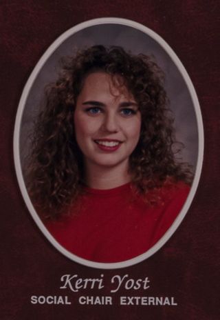 Missouri Alpha Chapter Composite Detail, Kerri Yost, 1993-1994
