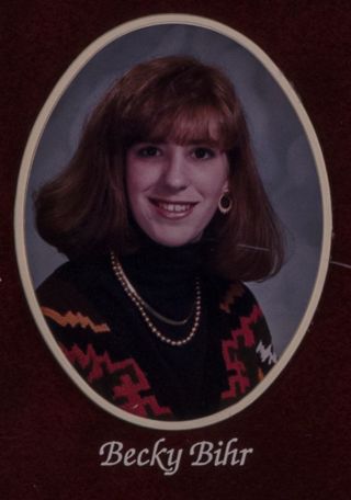 Missouri Alpha Chapter Composite Detail, Becky Bihr, 1991-1992