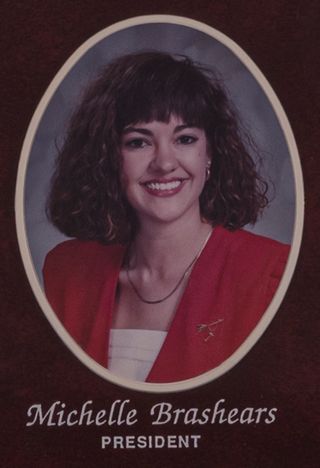 Missouri Alpha Chapter Composite Detail, Michelle Brashears, 1991-1992