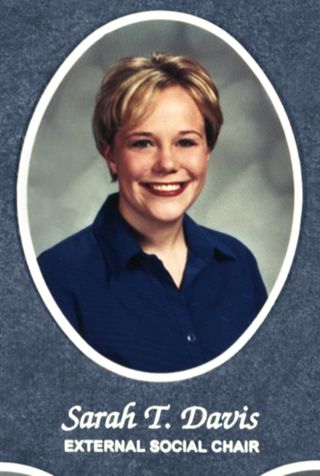 Missouri Alpha Chapter Composite Detail, Sarah T. Davis, 1999-2000