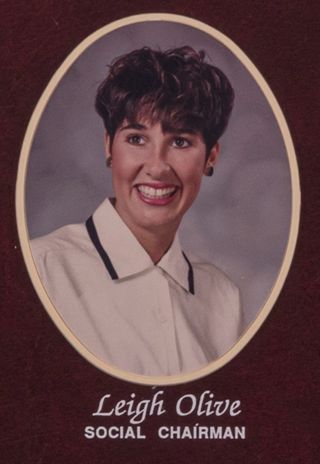 Missouri Alpha Chapter Composite Detail, Leigh Olive, 1989-1990