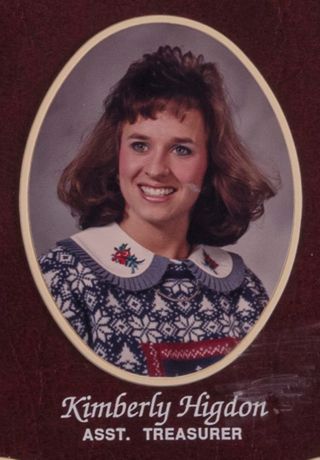 Missouri Alpha Chapter Composite Detail, Kimberly Higdon, 1989-1990