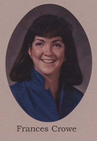Missouri Alpha Chapter Composite Detail, Frances Crowe, 1987-1988