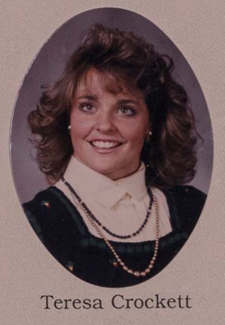 Missouri Alpha Chapter Composite Detail, Teresa Crockett, 1987-1988