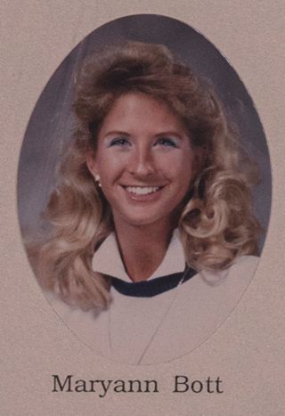 Missouri Alpha Chapter Composite Detail, Maryann Bott, 1987-1988