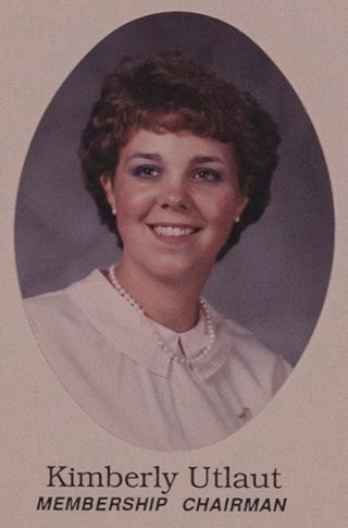 Missouri Alpha Chapter Composite Detail, Kimberly Utlaut, 1987-1988