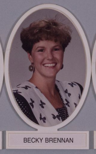 Missouri Alpha Chapter Composite Detail, Becky Brennan, 1990-1991