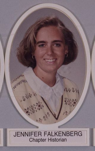 Missouri Alpha Chapter Composite Detail, Jennifer Falkenberg, 1990-1991