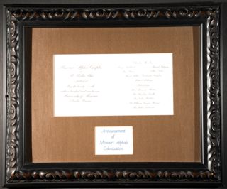 Missouri Alpha Chapter Recognition Photograph, May 27, 1899