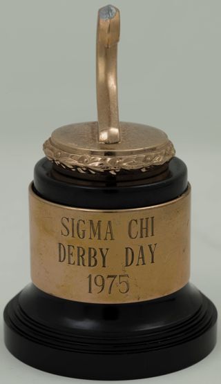 Sigma Chi Derby Day Zip Strip Trophy 1975