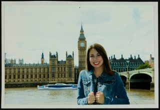 Missouri Alpha Chapter Member at Houses of Parliament Photograph