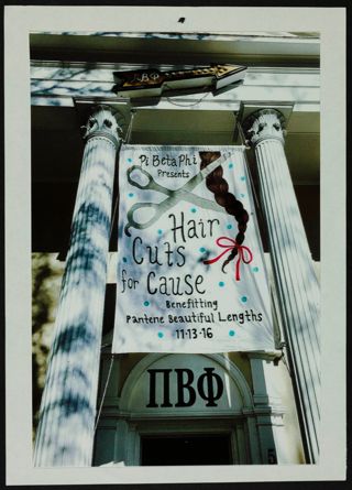 Hair Cuts for Cause Banner Photograph, November 13, 2016