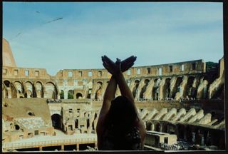Missouri Alpha Chapter Member at Coliseum Photograph