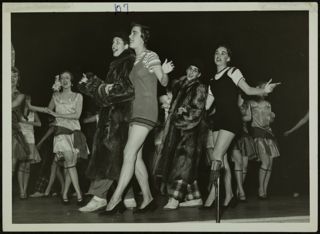 Missouri Alpha Chapter Members in Dance Number Photograph