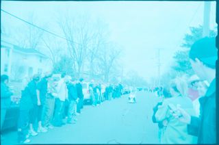Missouri Alpha Chapter Members at Soap Box Derby Negative