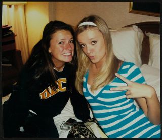 Two Missouri Alpha Chapter Members in Hotel Room Photograph
