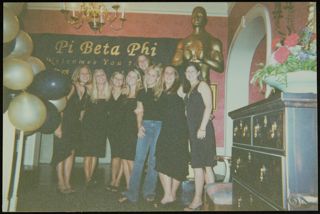 Missouri Alpha Chapter Members at Oscars Themed Event Photograph, August 25, 2002