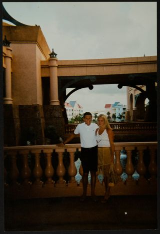 Missouri Alpha Chapter Member on Bridge Photograph