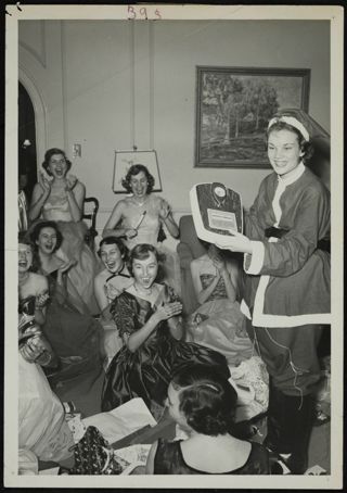 Missouri Alpha Chapter Members With Gifts Photograph