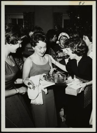 Missouri Alpha Chapter Members With Christmas Gifts Photograph 3