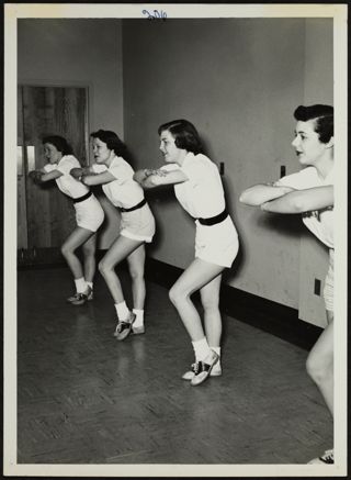 Missouri Alpha Chapter Members at Dance Practice Photograph 1