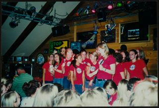 Missouri Alpha Chapter Members at Karaoke Photograph 1, September 3, 2002