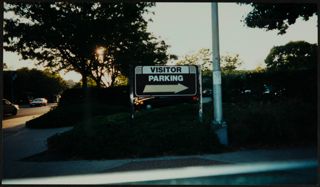 Visitor Parking Sign Photograph, November 2000
