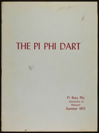 The Pi Phi Dart, Summer 1955