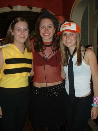 Three Missouri Alpha Chapter Members at a Costume Party Photograph, 2004