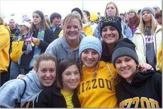 Missouri Alpha Chapter Members at a Football Game Photograph 5, 2004