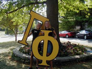 Missouri Alpha Chapter Members Sledding Photograph, 2004