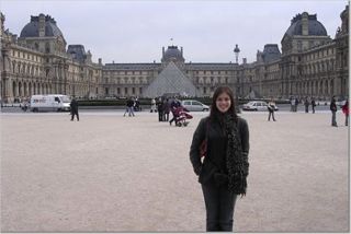 Missouri Alpha Chapter Member at The Louvre Photograph, 2004