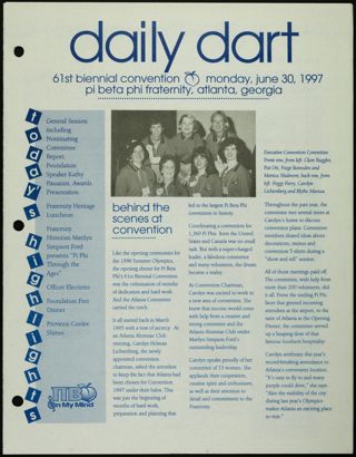 Daily Dart, June 30, 1997