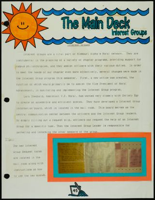 Missouri Alpha Chapter History Binder, Spring 1993, Page 45