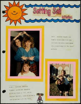 Missouri Alpha Chapter History Binder, Spring 1993, Page 35