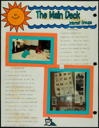 Missouri Alpha Chapter History Binder, Spring 1993, Page 50