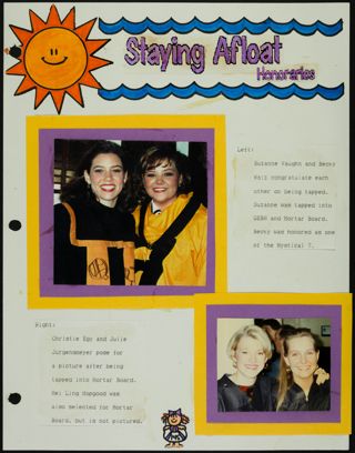Missouri Alpha Chapter History Binder, Spring 1993, Page 145