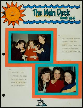 Missouri Alpha Chapter History Binder, Spring 1993, Page 99