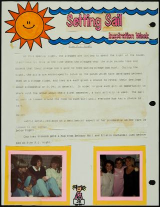 Missouri Alpha Chapter History Binder, Spring 1993, Page 27