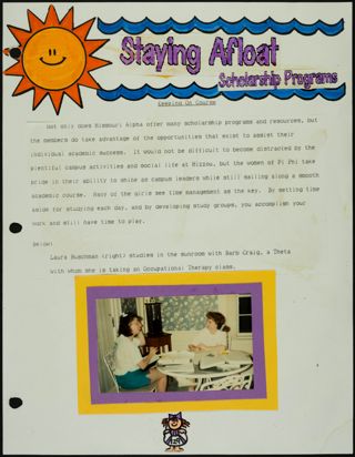 Missouri Alpha Chapter History Binder, Spring 1993, Page 129