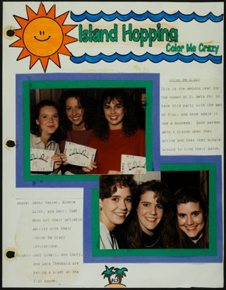 Missouri Alpha Chapter History Binder, Spring 1993, Page 157