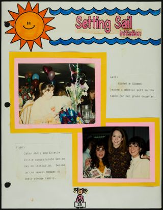 Missouri Alpha Chapter History Binder, Spring 1993, Page 33