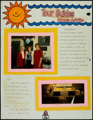 Missouri Alpha Chapter History Binder, Spring 1993, Page 42